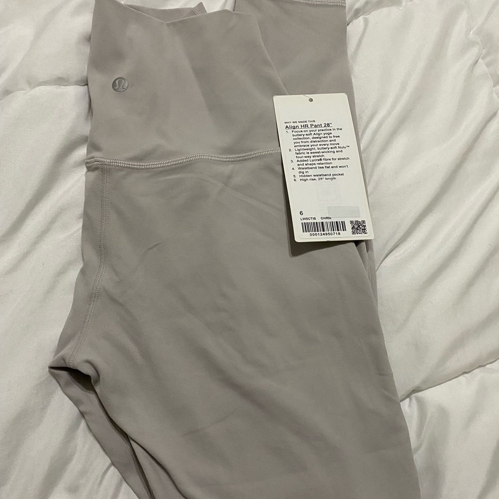 NWT Lululemon Align HR Pant '28 Chrome